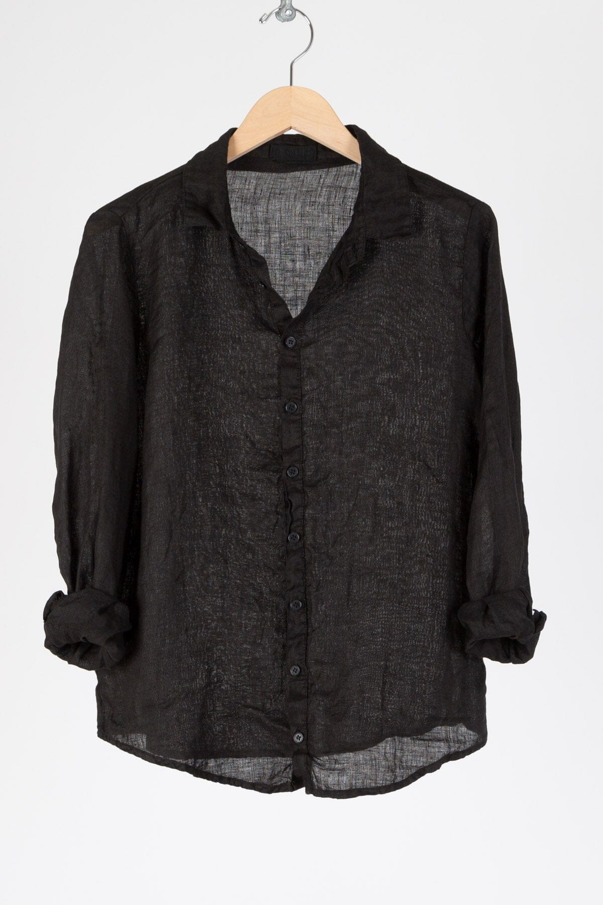 Romy - Linen S10 - Linen Shirt/Top/Tunic CP Shades black