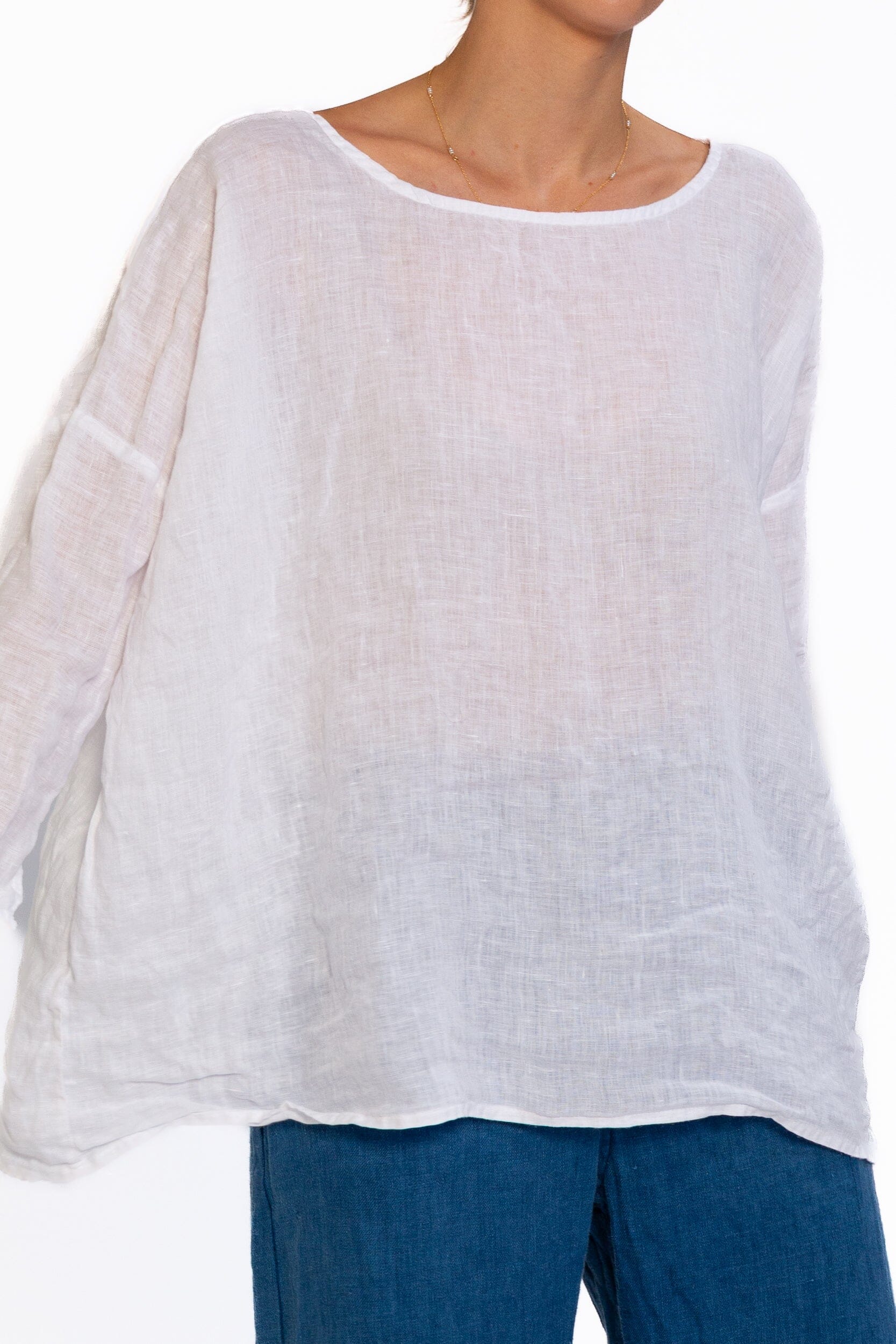 Sibella - Linen S10 - White Linen Tops CP Shades