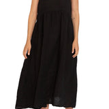 Adele - Linen S50 - Linen Dresses CP Shades black