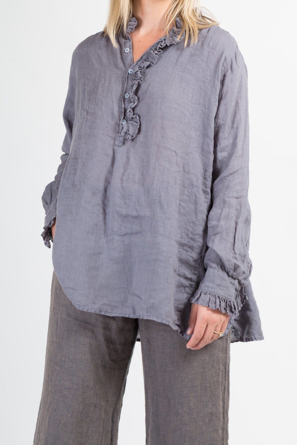 Amber - Linen S10 - Linen Tops CP Shades charcoal