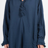 Amber - Textured Cotton A2 - Cottons CP Shades navy 4269