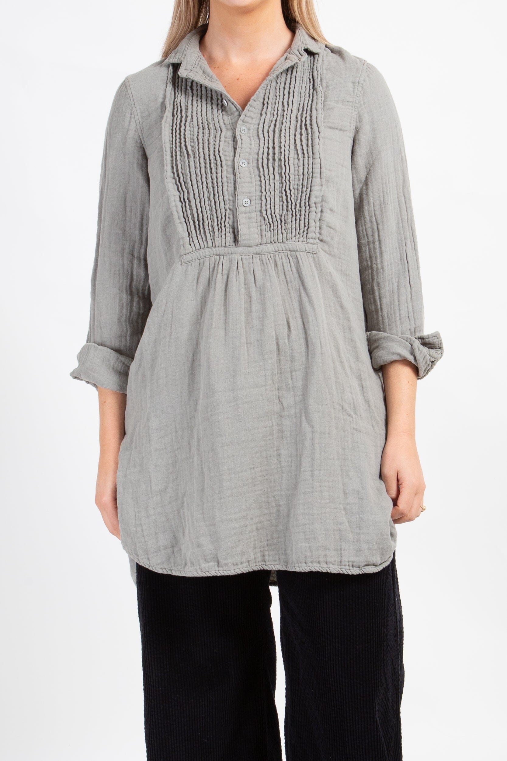 Annette - Double Cotton Gauze A20 - 034 CP Shades pebble 034