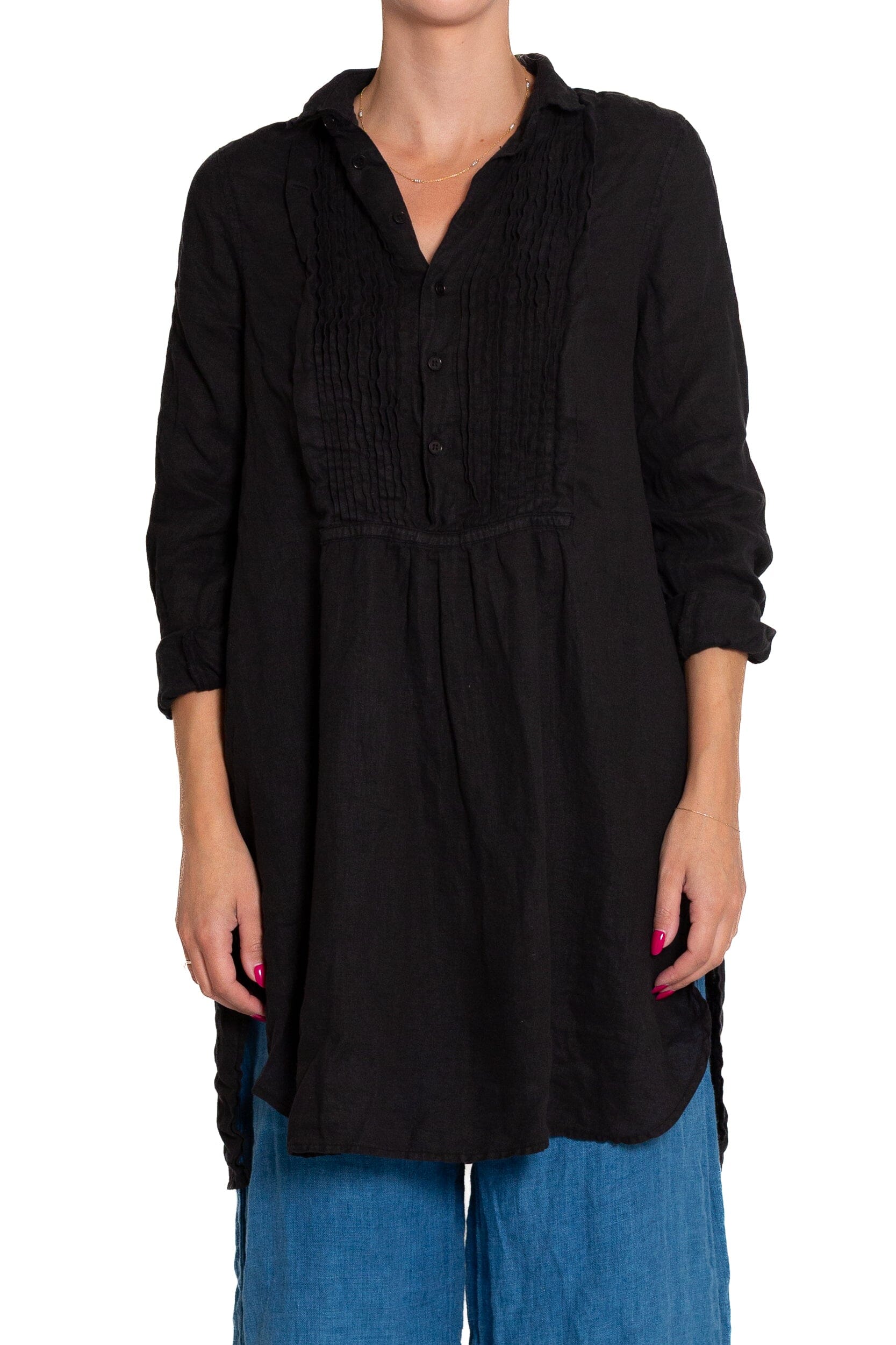 Annette - Linen S10 - Linen Tops CP Shades black