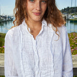 Annette - Linen S10 - White Linen Tops CP Shades 