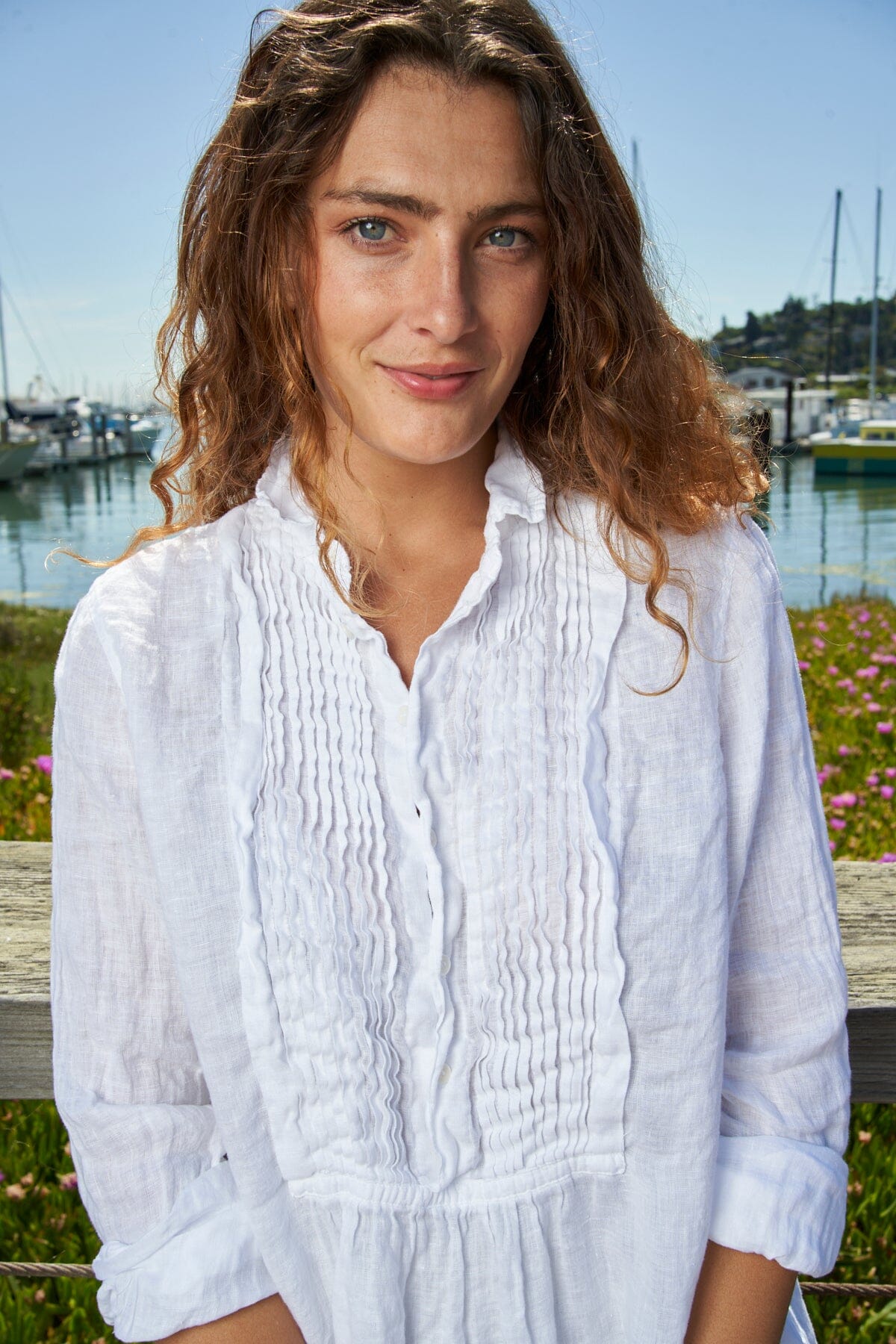 Annette - Linen S10 - White Linen Tops CP Shades 