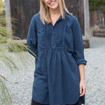 Annette - Textured Cotton A21 - 4269 CP Shades navy 4269