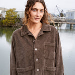 Ava Jacket - Wide Wale Corduroy A40 - Wide Wale Cord CP Shades oliveto 123