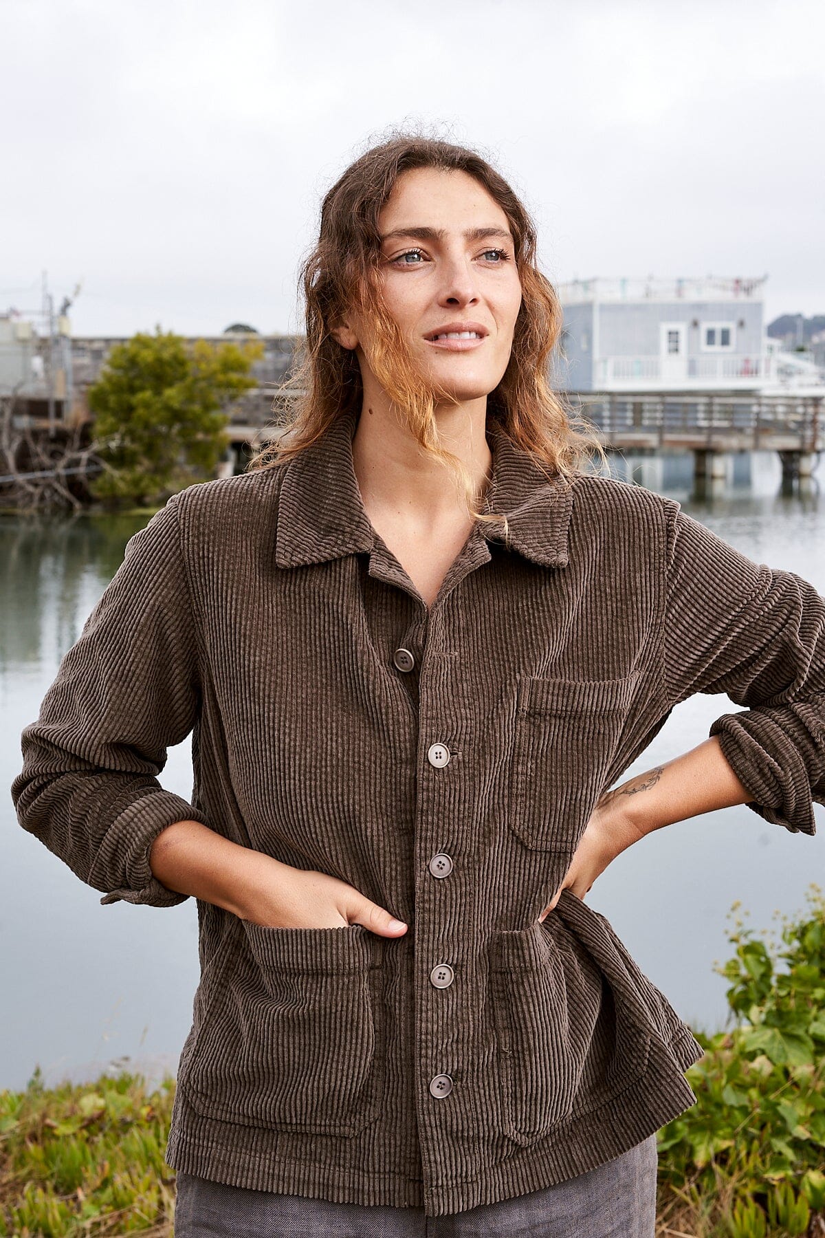 Ava Jacket - Wide Wale Corduroy A40 - Wide Wale Cord CP Shades 