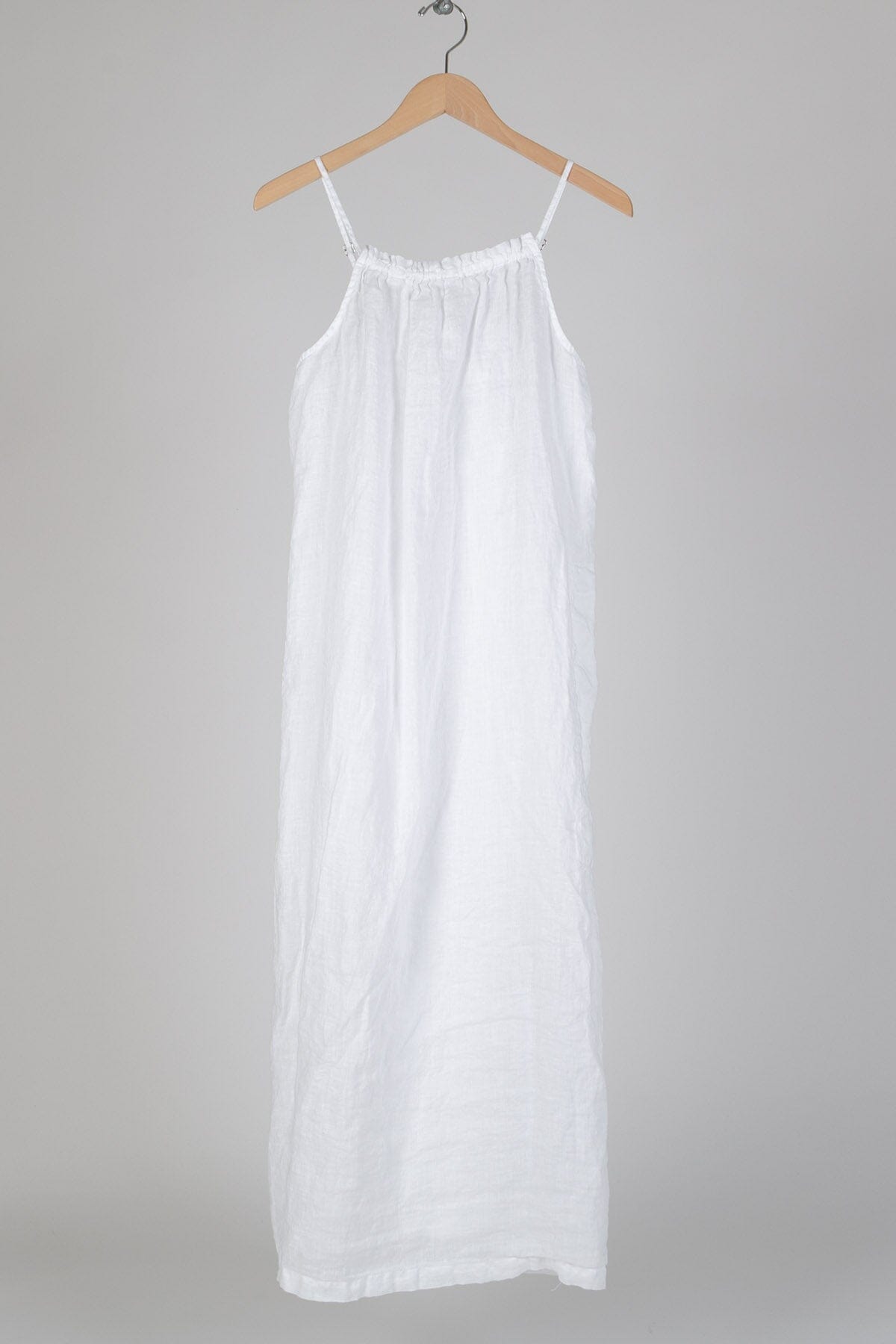 Bianca - Linen S17 - Solid Linen Dresses CP Shades white
