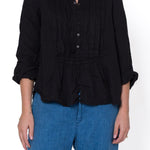 Claudine - Linen S10 - Linen Tops CP Shades black