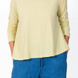 Crewneck Long Sleeve - Cotton Jersey S80 - Knits CP Shades pear 17k