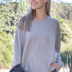 Cross V-Neck Sweater A80 - Cashmere CP Shades M718 Volga Michigan