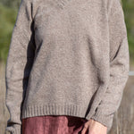 Cross V-Neck Sweater A80 - Cashmere CP Shades M815 Alabama Michigan