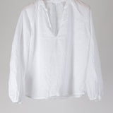 Daria - Linen S10 - Linen Shirt/Top/Tunic CP Shades white