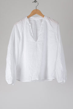 Daria - Linen S10 - Linen Shirt/Top/Tunic CP Shades white