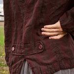 Dree Jacket - Linen Jacquard A50 - Linen Jacquard CP Shades 
