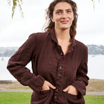 Dree Jacket - Linen Jacquard A50 - Linen Jacquard CP Shades 