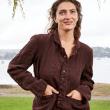 Dree Jacket - Linen Jacquard A50 - Linen Jacquard CP Shades 