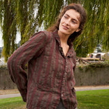 Dree Jacket - Linen Jacquard A50 - Linen Jacquard CP Shades 