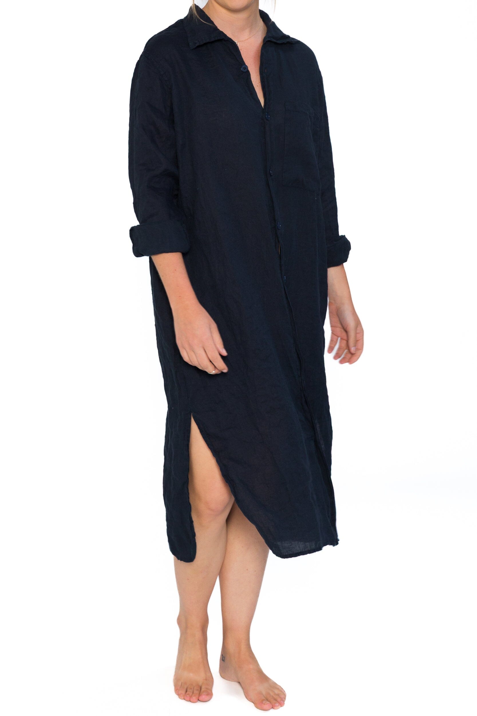Elle - Linen S50 - Linen Dresses CP Shades ink