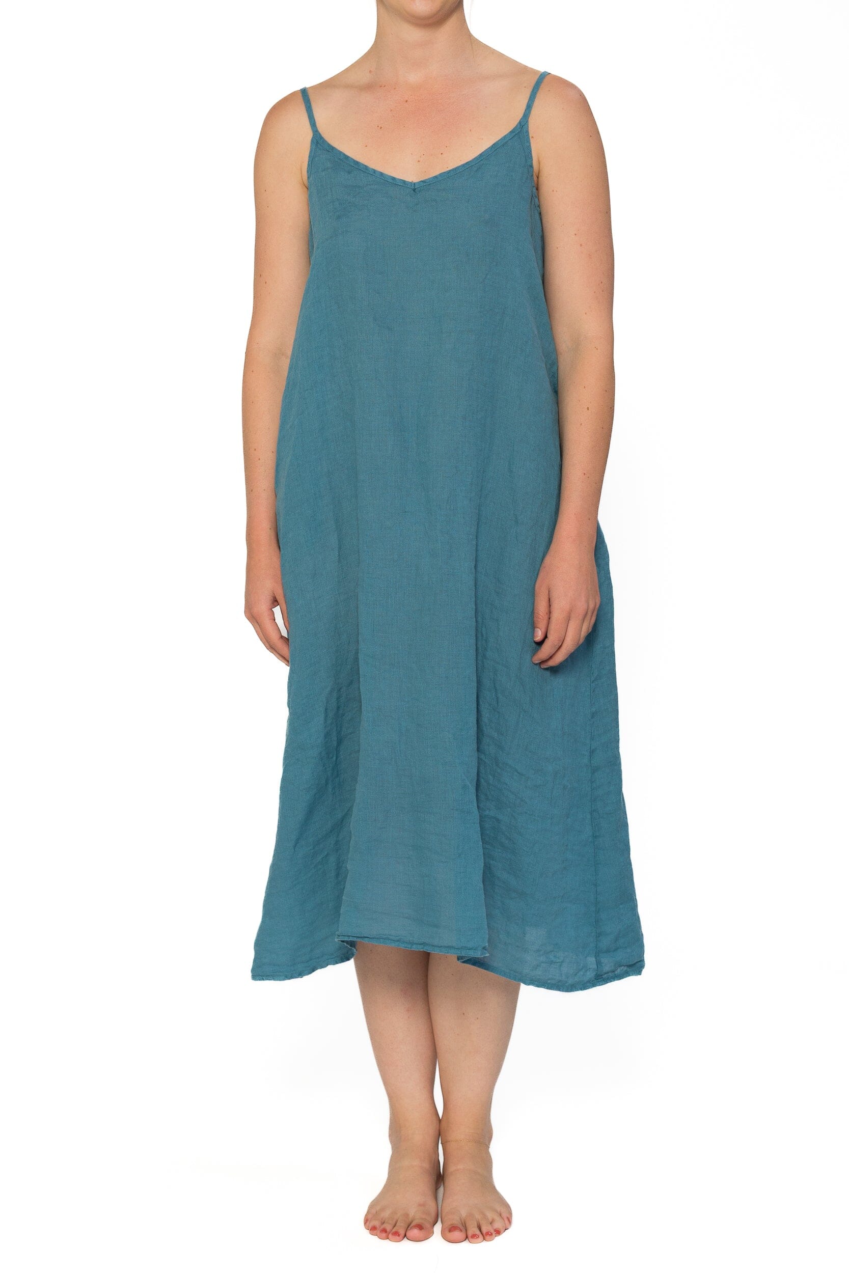 Fairie - Linen S50 - Linen Dresses CP Shades lagoon