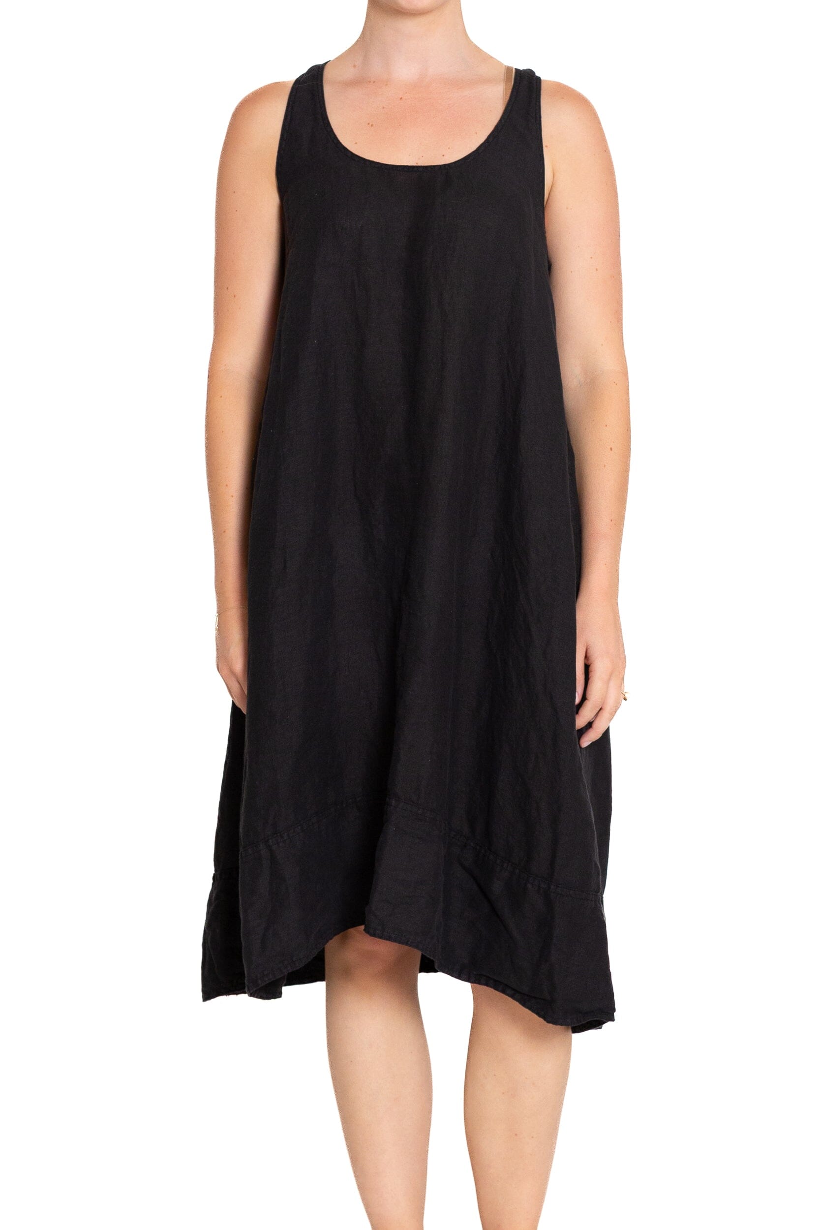 Freida - Linen S50 - Linen Dresses CP Shades black