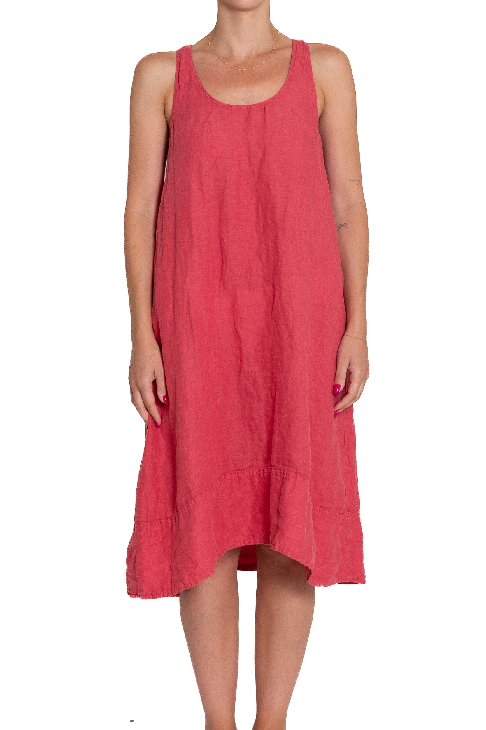 Freida - Linen S50 - Linen Dresses CP Shades redwood