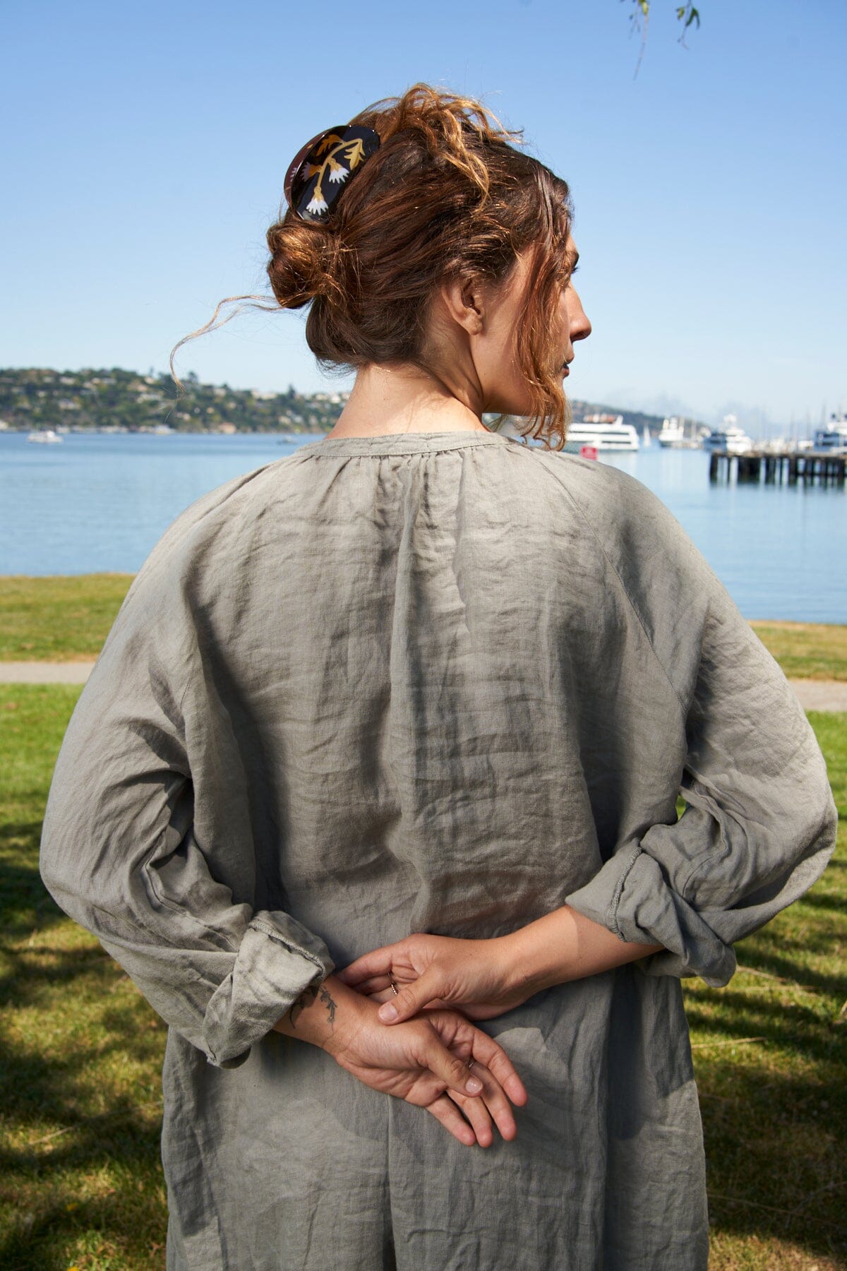 Gianna - Linen S50 - Linen Dresses CP Shades 