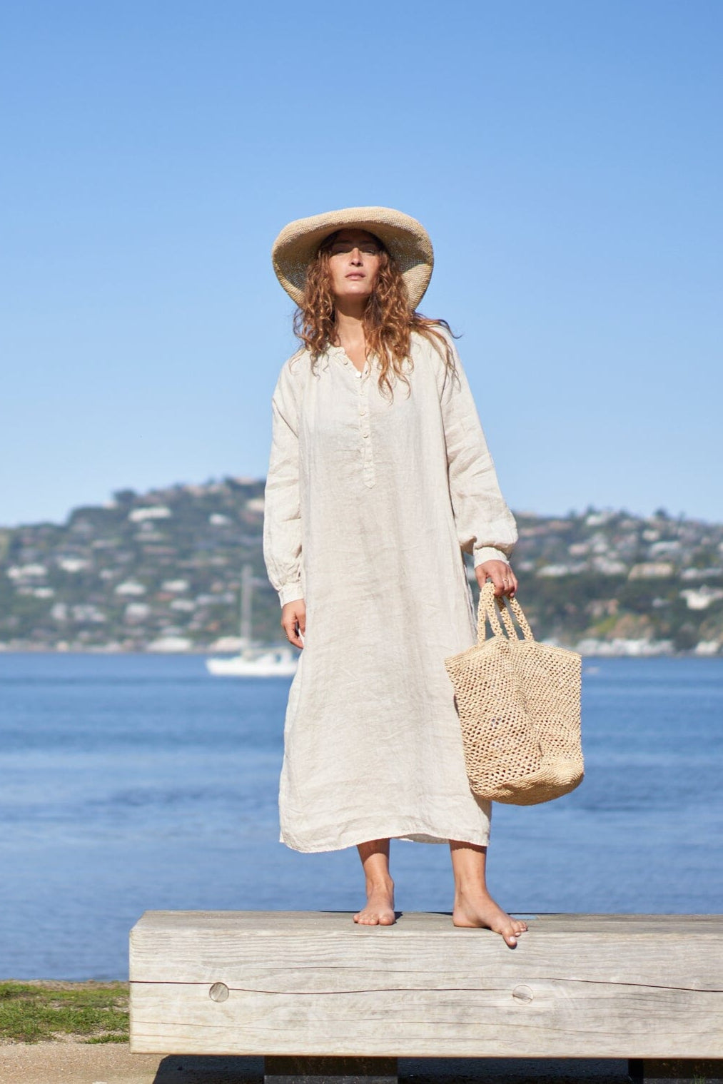 Gianna - Linen S50 - Linen Dresses CP Shades 