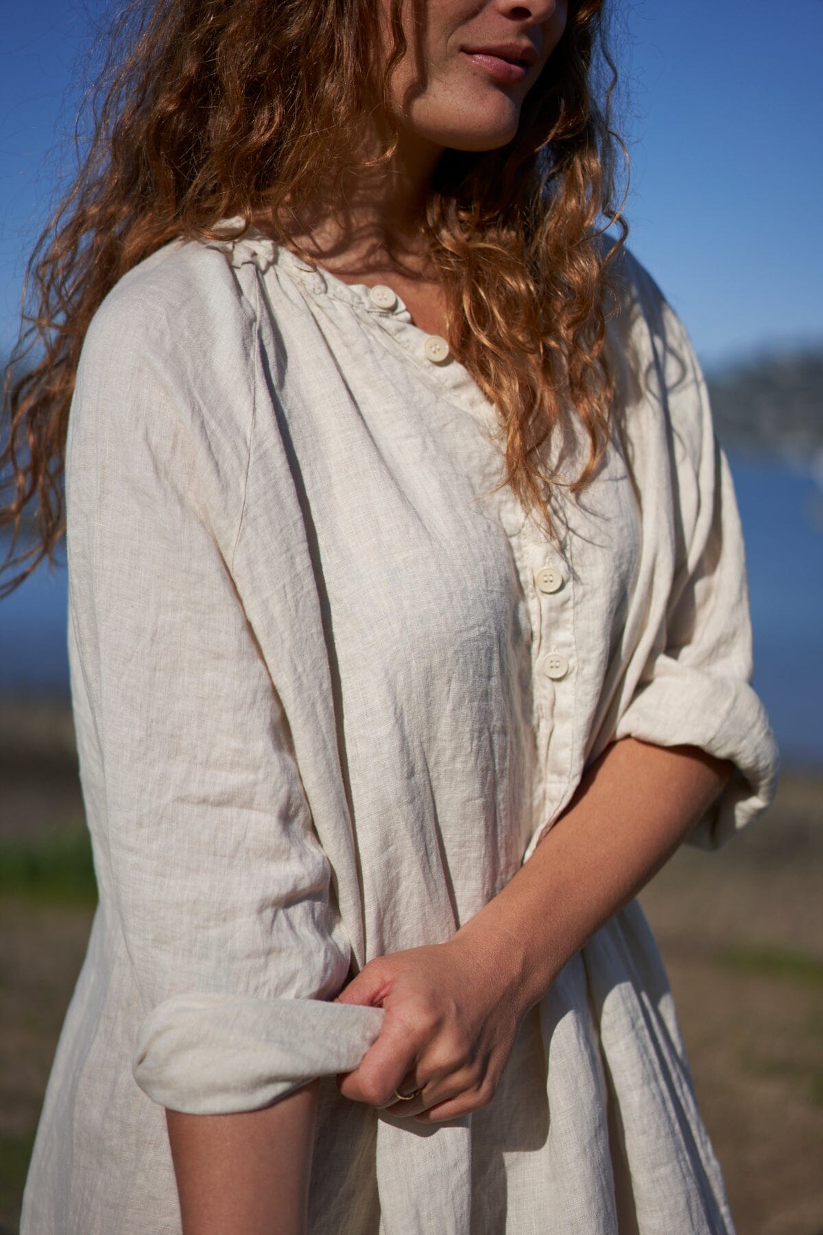 Gianna - Linen S50 - Linen Dresses CP Shades 