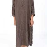 Gianna - Linen S50 - Linen Dresses CP Shades mink