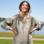 Gianna - Linen S50 - Linen Dresses CP Shades mink
