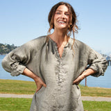 Gianna - Linen S50 - Linen Dresses CP Shades mink