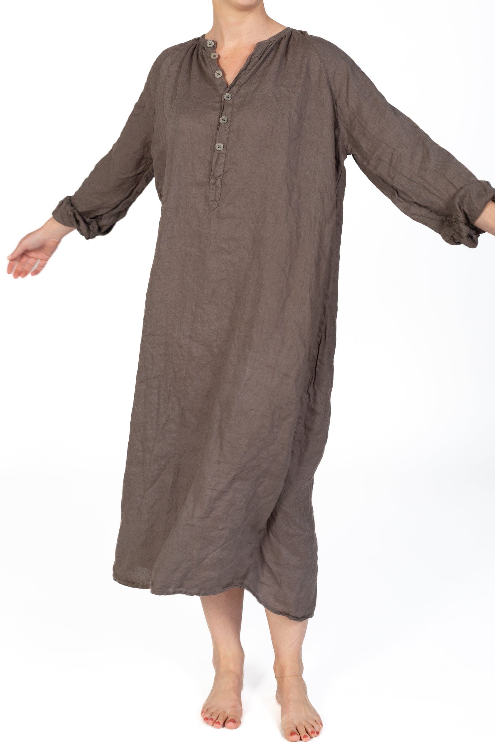 Gianna - Linen S50 - Linen Dresses CP Shades 