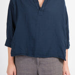 Gigi - Double Cotton Gauze A2 - Cottons CP Shades navy 034