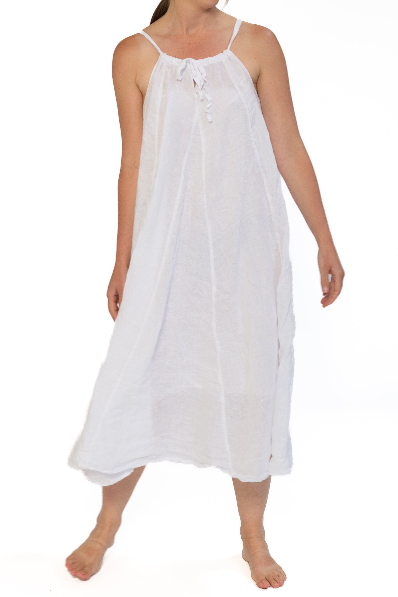 Goa - Linen S50 - Linen Dresses CP Shades white