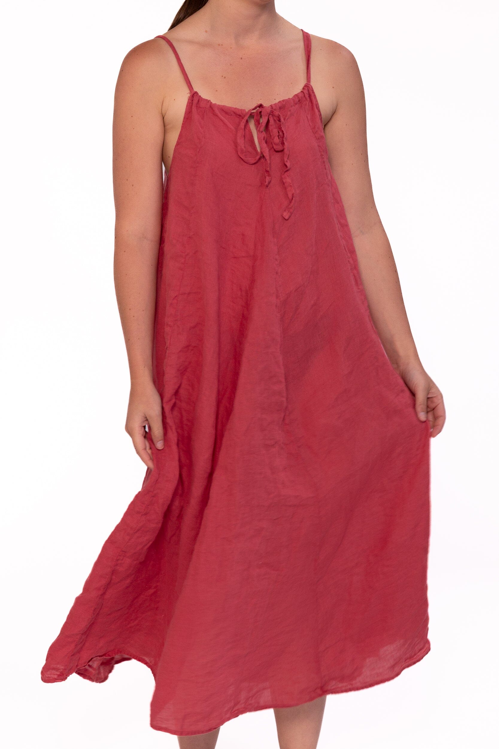Goa - Linen S50 - Linen Dresses CP Shades redwood