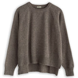 Hi-Lo Crewneck Wool Sweater - Fall 24 A80 - Fall Cashmere CP Shades 52327