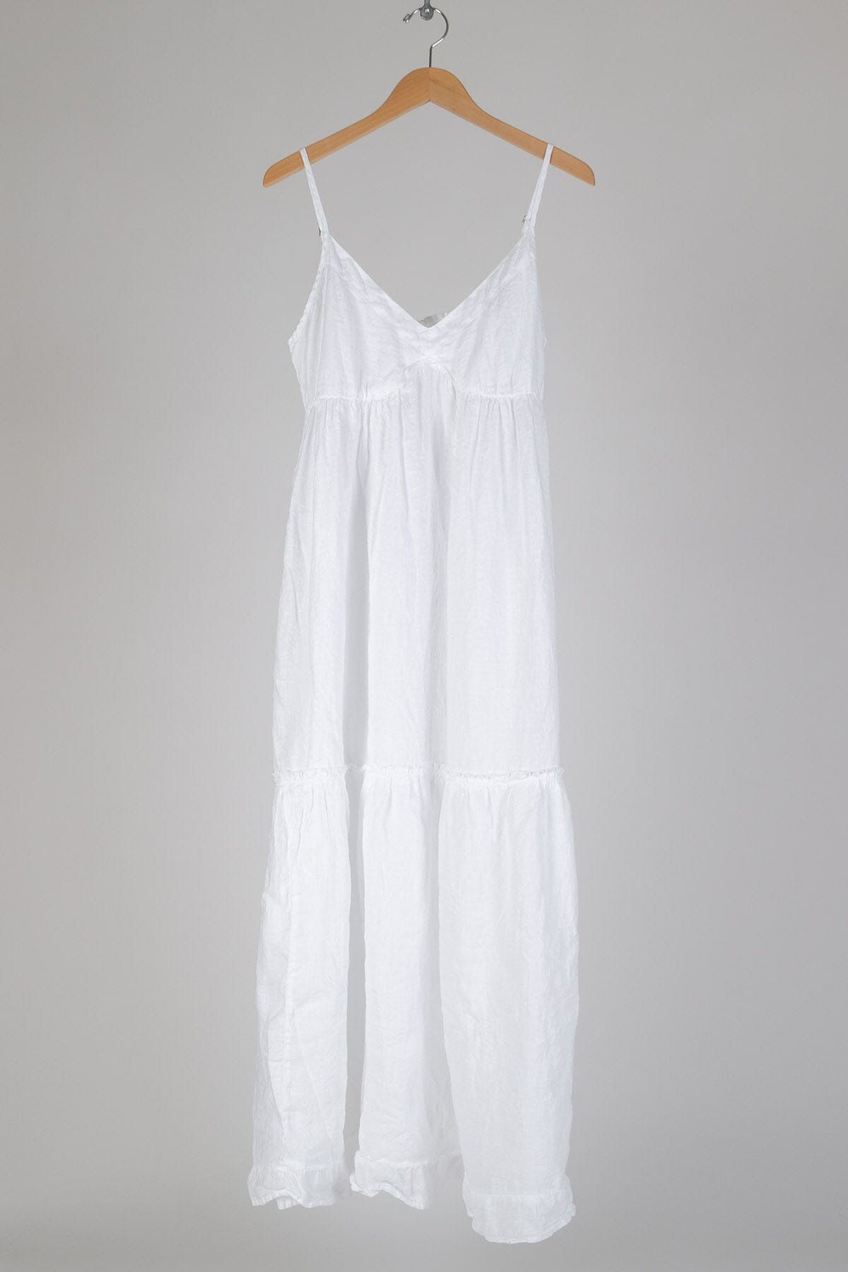 Isabella - Linen S17 - Solid Linen Dresses CP Shades white