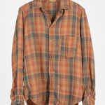 Jack Men's Shirt - Double Cotton Plaid A99 - Plaid Sale CP Shades bronze 129