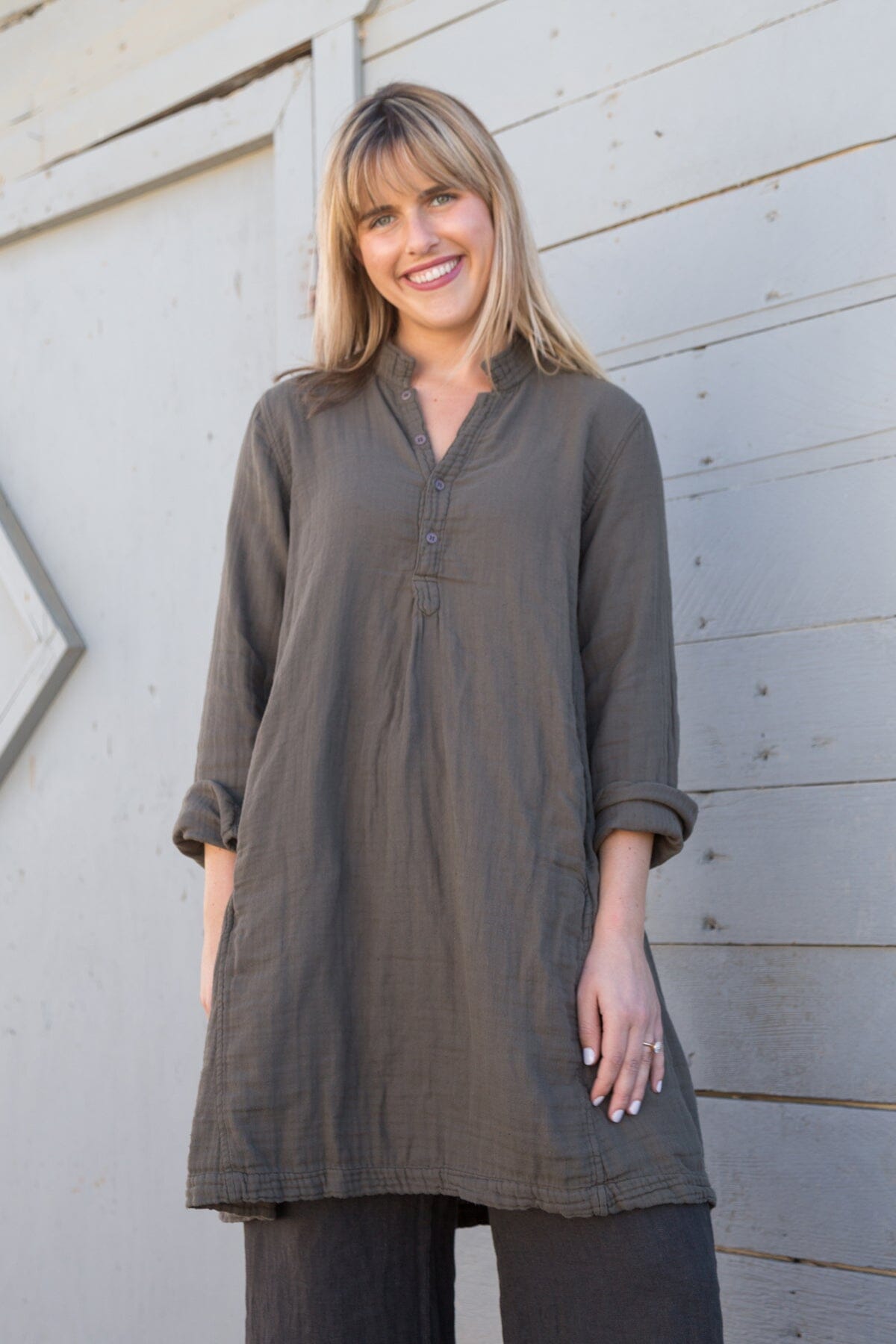 Jasmine - Double Cotton Gauze A20 - 034 CP Shades oliveto 034