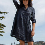 Jasmine - Linen S10 - Linen Tops CP Shades ink