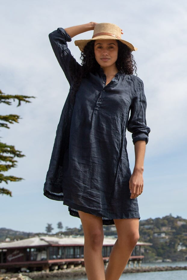 Jasmine - Linen S10 - Linen Tops CP Shades ink