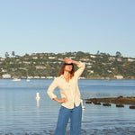 Jenn - Indigo Linen Twill S91 - Indigo Bottoms CP Shades 