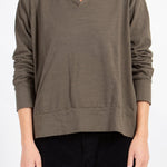 Jo - Slub Knit A99 - Knits CP Shades oliveto 262k