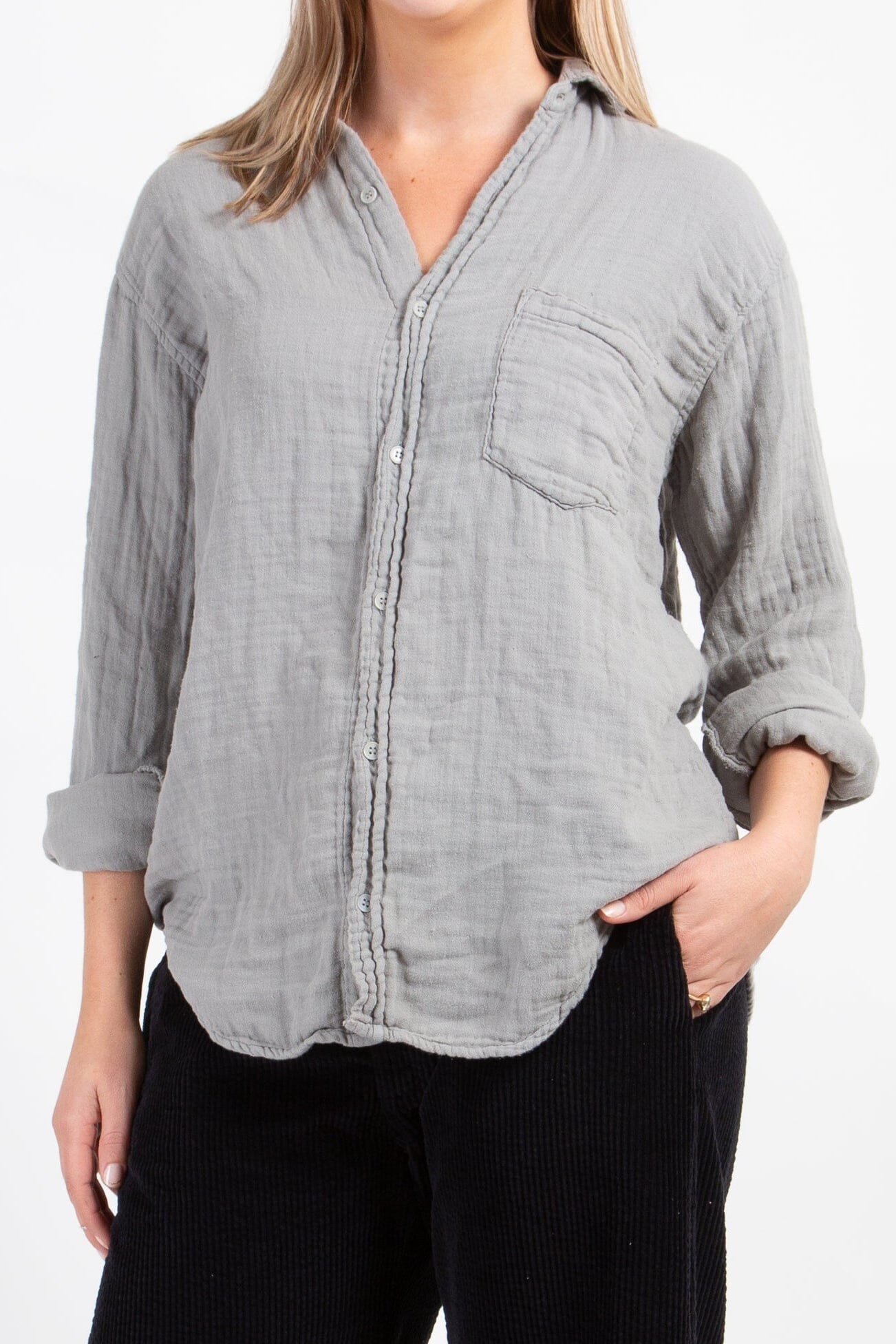 Joss - Double Cotton Gauze A20 - 034 CP Shades pebble 034