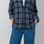 Joss - Double Cotton Gauze Plaid A10 - Plaids CP Shades chambray 5100