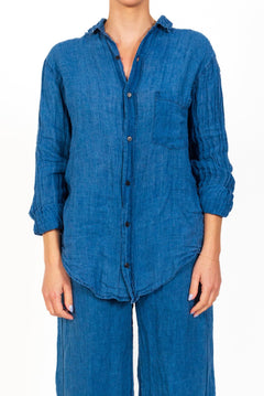 Joss - Lightweight Indigo Linen S40 - Indigo Linen CP Shades 