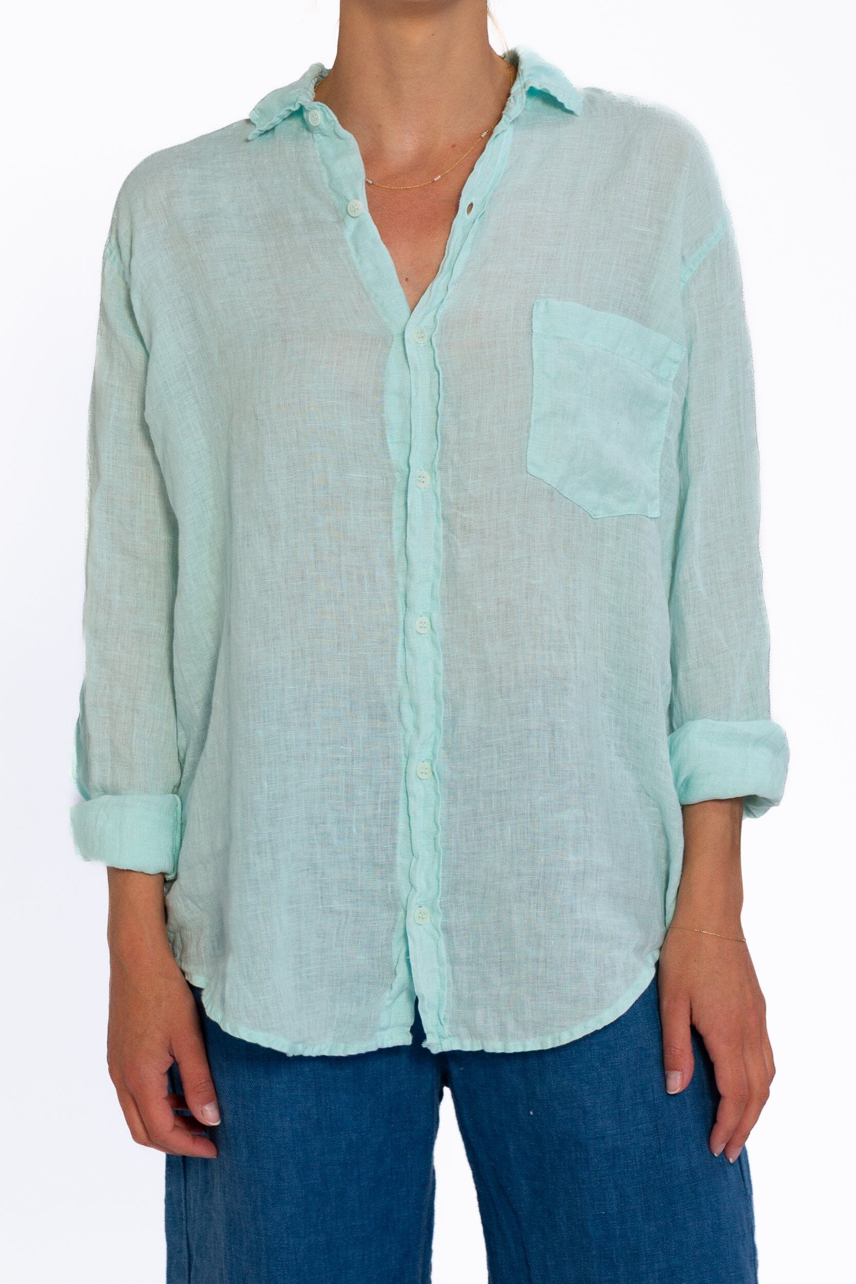 Joss - Linen S10 - Linen Tops CP Shades aqua