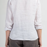 Julie - Linen S10 - White Linen Tops CP Shades 
